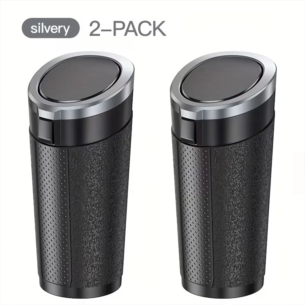 سلة مهملات سيارة محمولة  – تصميم  للأبواب والجيوب الجانبية والكاب هولدر