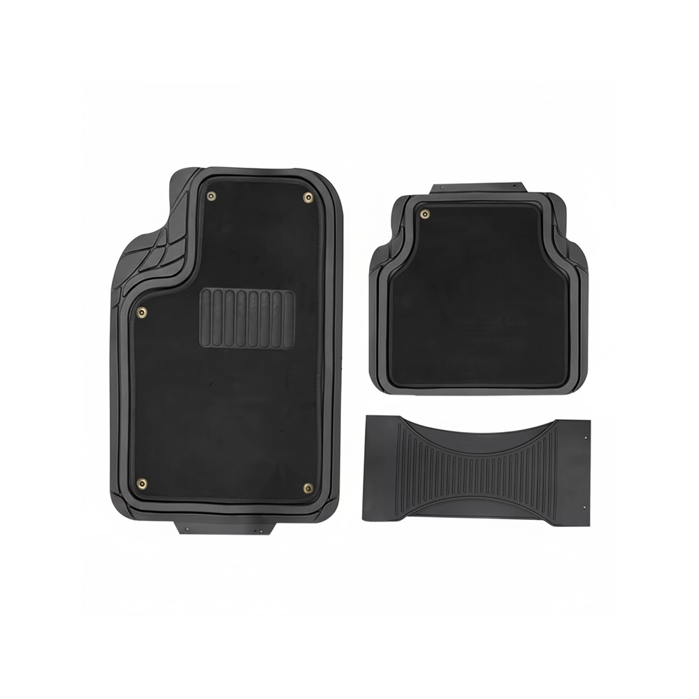 دواسات سيارة يونيفرسال – طقم 5 قطع PVC متين، بطبقة موكيت مضاد للانزلاق ومقاوم للماء لكافة أنواع السيارات