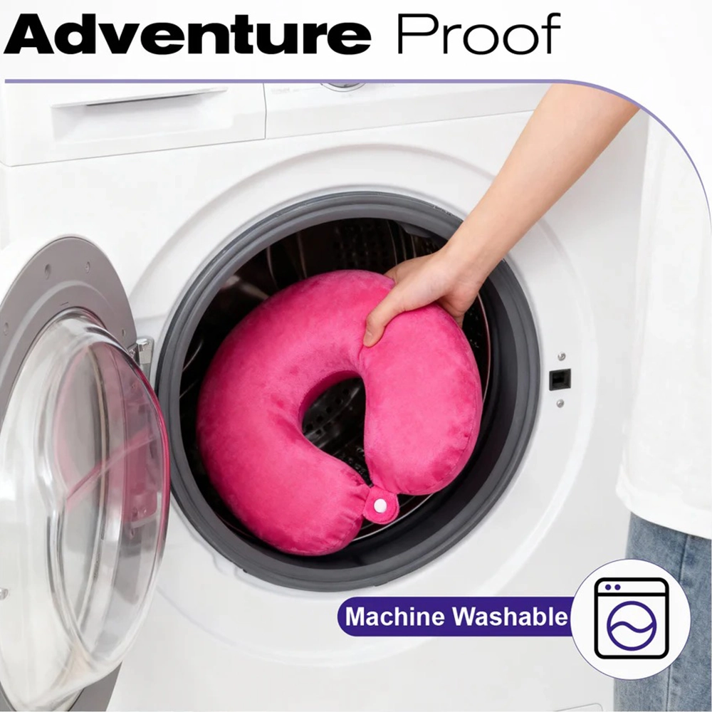 وسادة الرقبة بنجوين لاتكس (Neck Pillow) - الراحة المثالية للسفر والمنزل