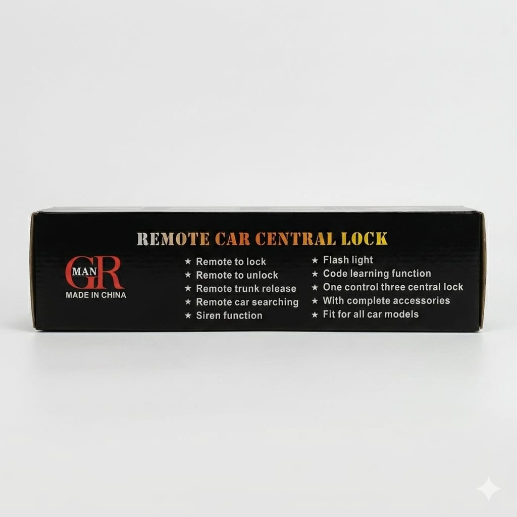 ​نظام قفل مركزي للسيارات (Central Lock) من GR MAN - طقم كامل 4 أبواب مع إنذار
