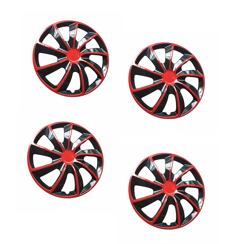 طقم 4  طاسات سبور شكل مروحة أسود * أحمر