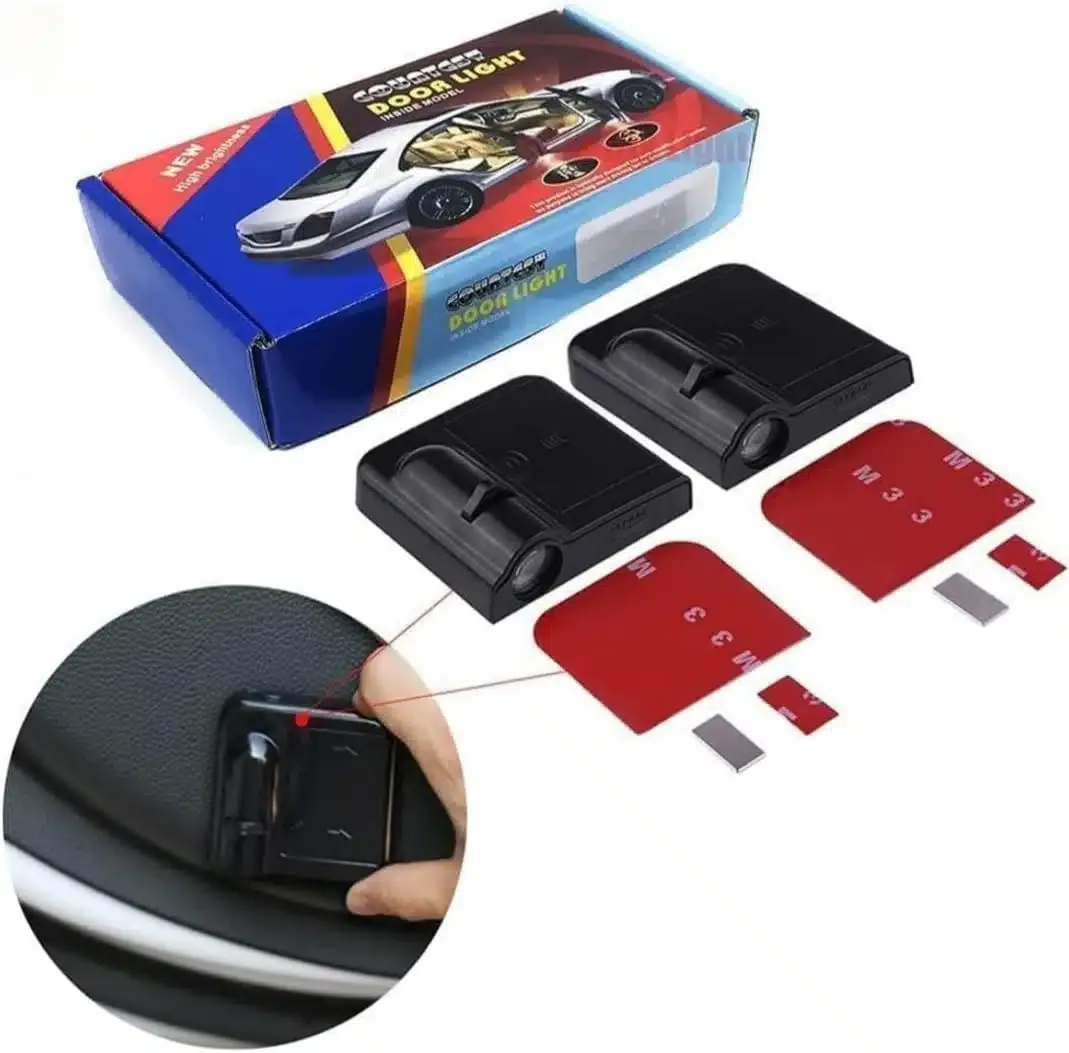 طقم إضاءة ترحيبية لباب السيارة (2 قطعة) - بروجيكتور لوجو LED ماركة ميتسوبيشي