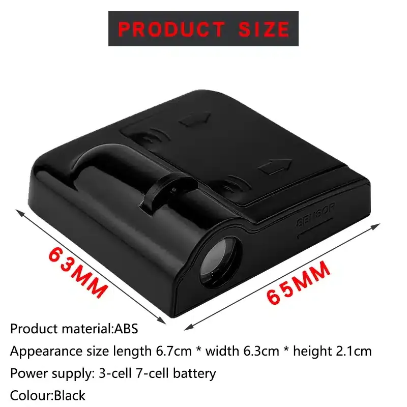 طقم إضاءة ترحيبية لباب السيارة (2 قطعة) - بروجيكتور لوجو LED ماركة ميتسوبيشي