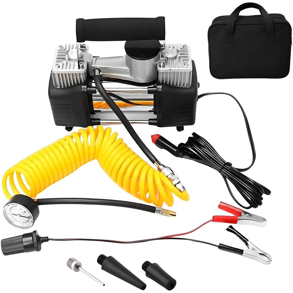 كمبروسر الجمل 2 بستم الأصلى لجميع إطارات السيارات بحجم صغير وسهل الاستخدام