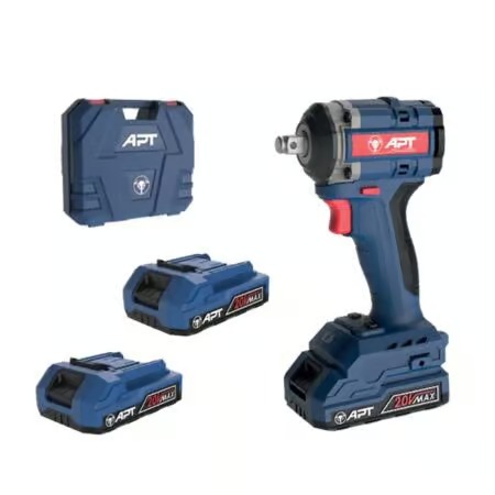 شنيور فك وربط بطارية 1/2 بوصة 20 فولت 350 نيوتن 2 بطاريةAPT