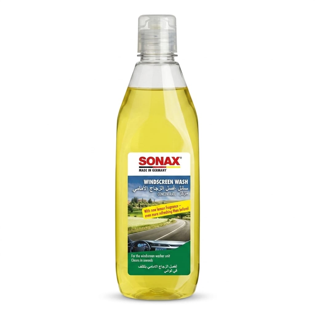 سوناكس (SONAX) سائل غسيل ومساحات الزجاج الأمامي المركز - برائحة الليمون المنعشة