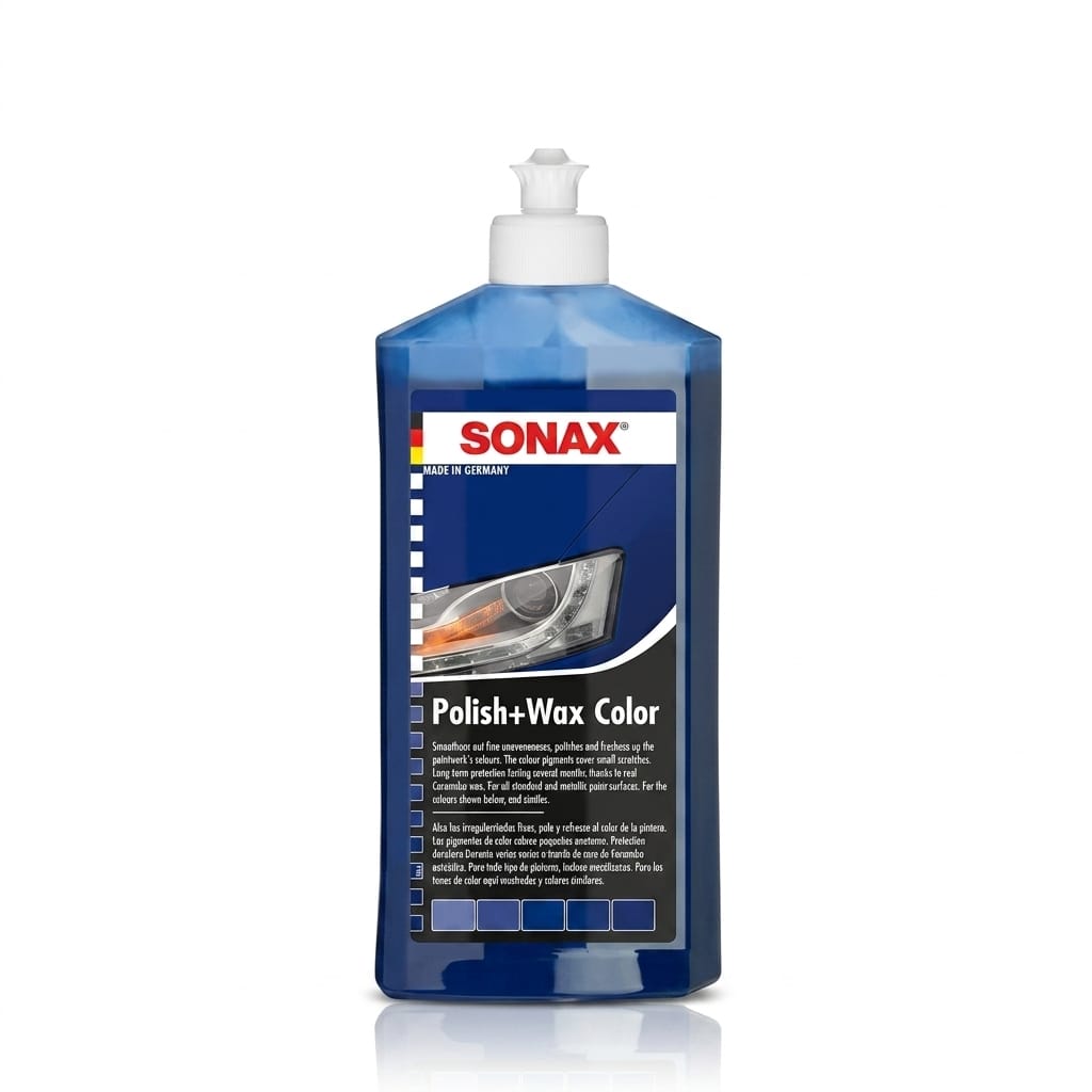  سوناكس ملمع وشمع ملون (أزرق) - SONAX Polish & Wax Color (Blue)