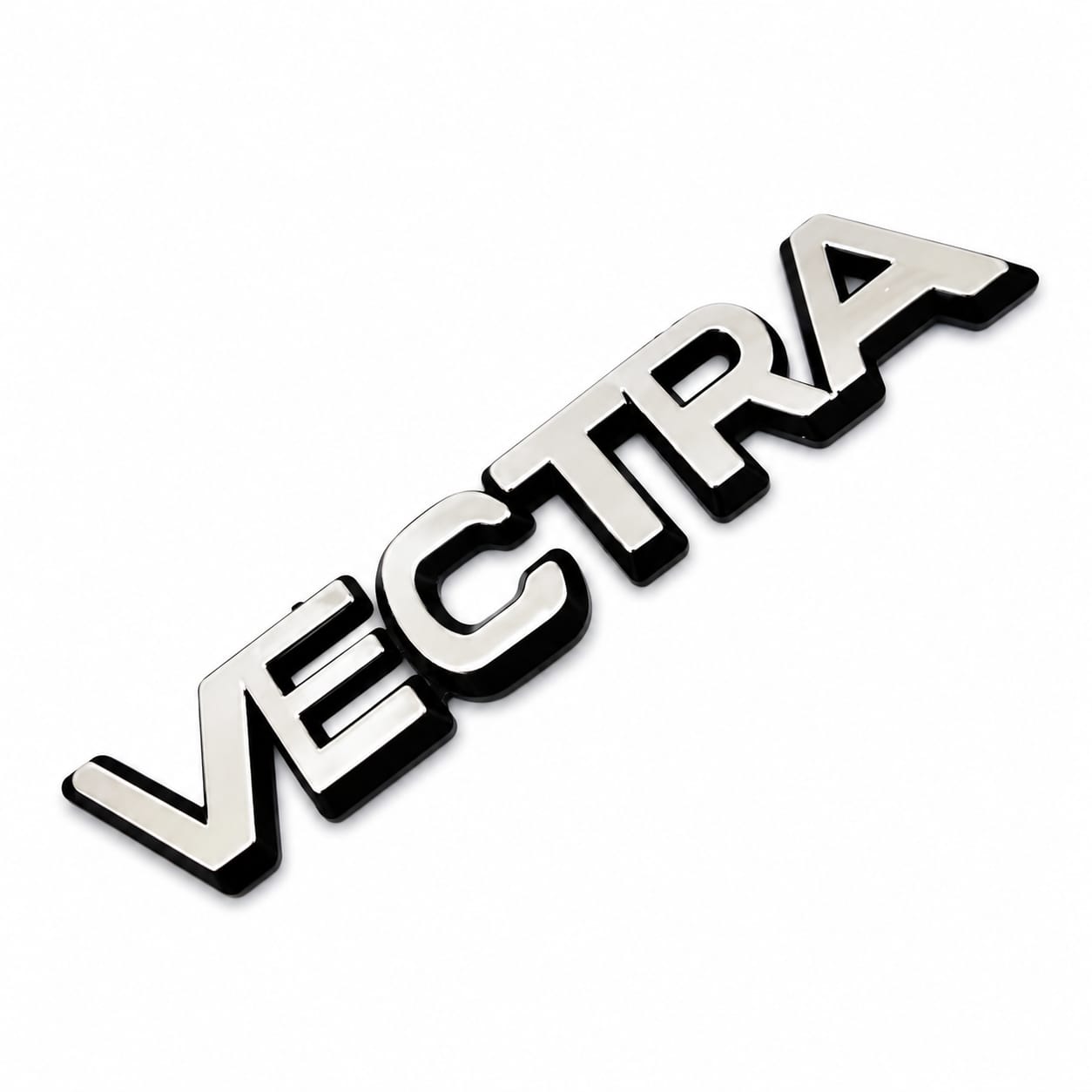 شعار VECTRA كروم 3D لأوبل فيكترا – جودة عالية