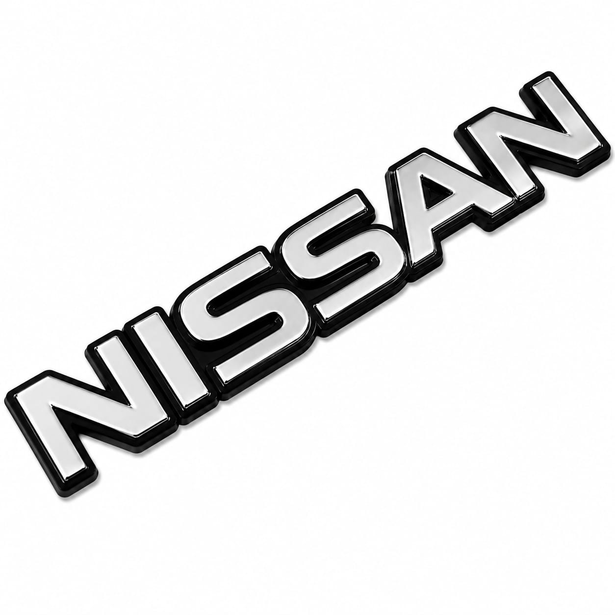 شعار نيسان Nissan ثلاثي الأبعاد 3D – كروم لامع