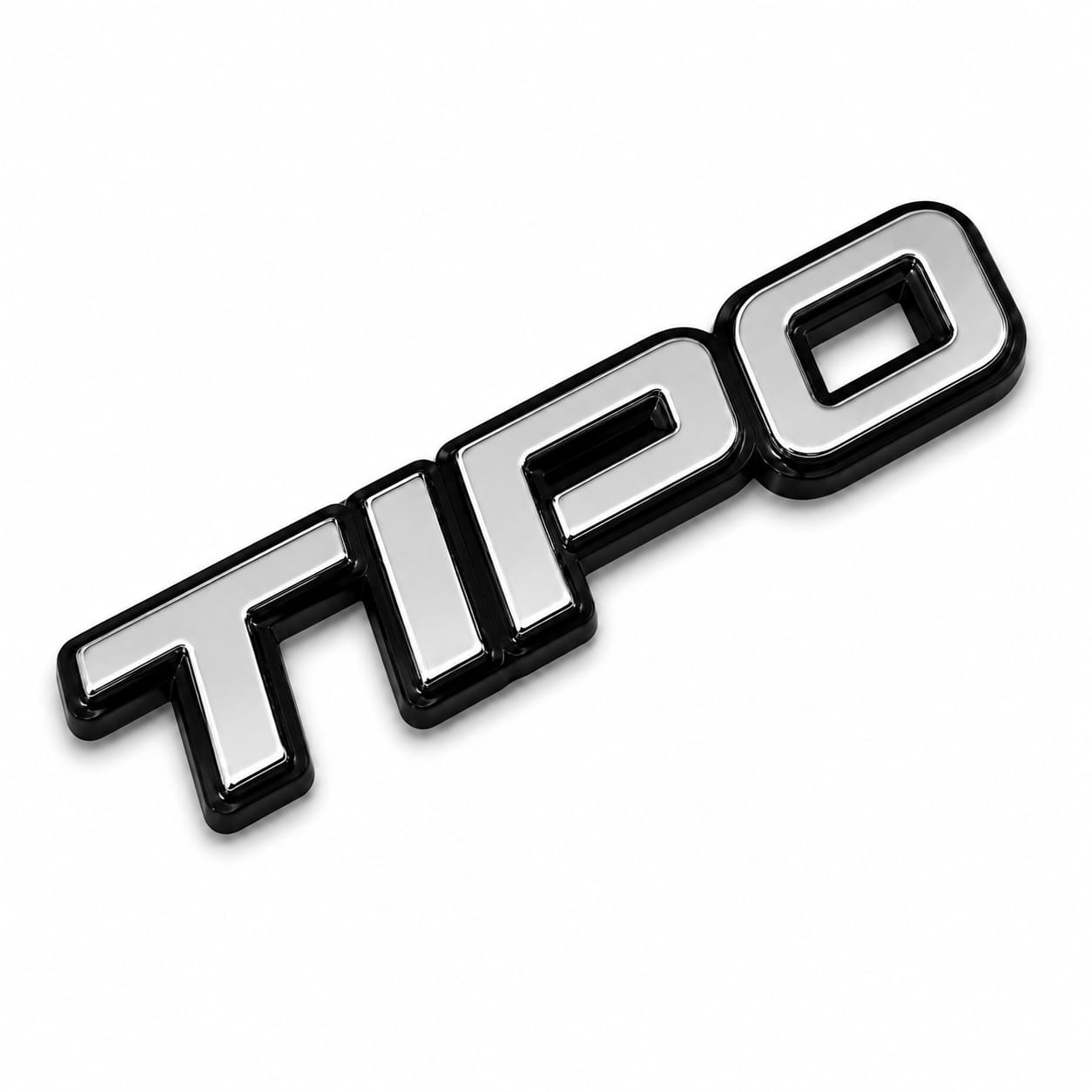 شعار سيارة TIPO كروم ثلاثي الأبعاد – لاصق خلفي أنيق للسيارات