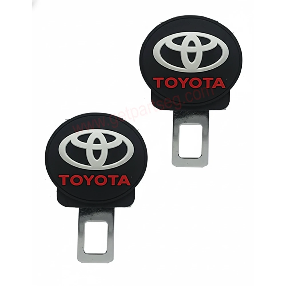 طقم سكاتة حزام ماركة تويوتا 2 قطعة - كتم صوت إنذار حزام الأمان