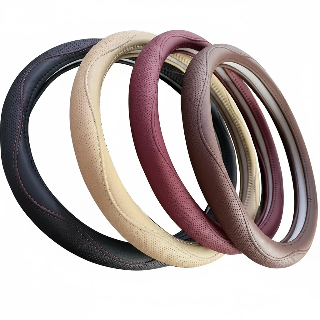 جراب طارة جلد الوان ( اسود - بنى - بيج - نبيتى )