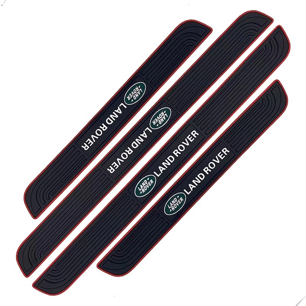 طقم واقي عتب باب السيارة سيليكون (4 قطع) - حماية العتب ضد الخدوش ماركة لاند روفر